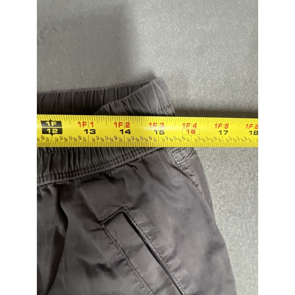Sonoma Women's Size 12 Gray Cargo Capri Pants Convertible Drawstring Elastic - Picture 2 of 6
